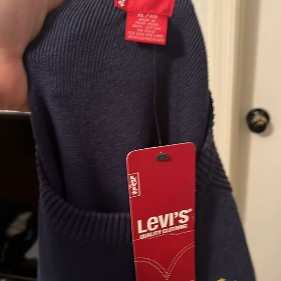 Vintage 2003 Levi’s Blue Euro Equestrian Brand New Sweater - Picture 10 of 12